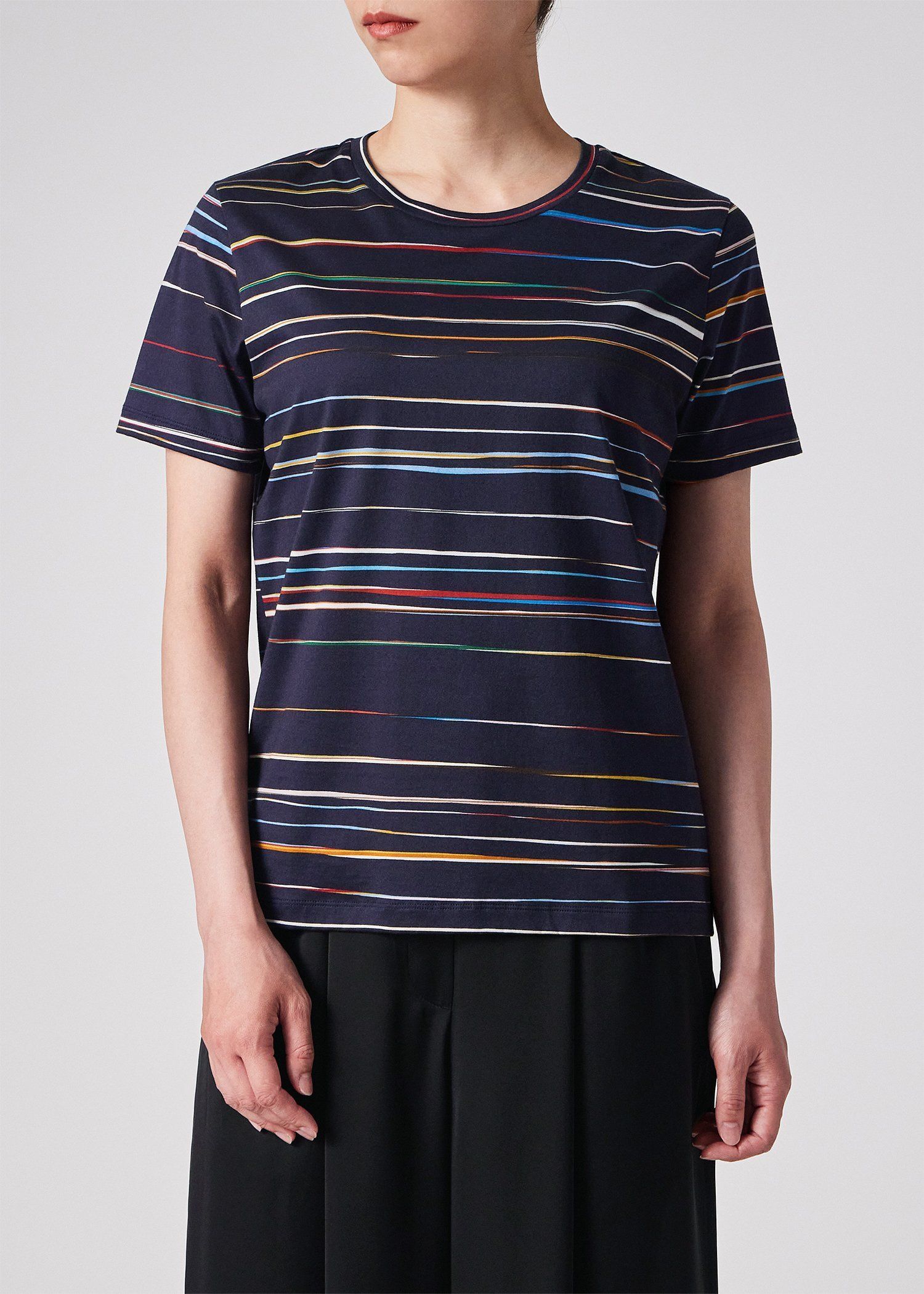*Paul Smith* \"Signature Pinstripe\" 半袖Tシャツ Paul Smith｜ウィメンズ 