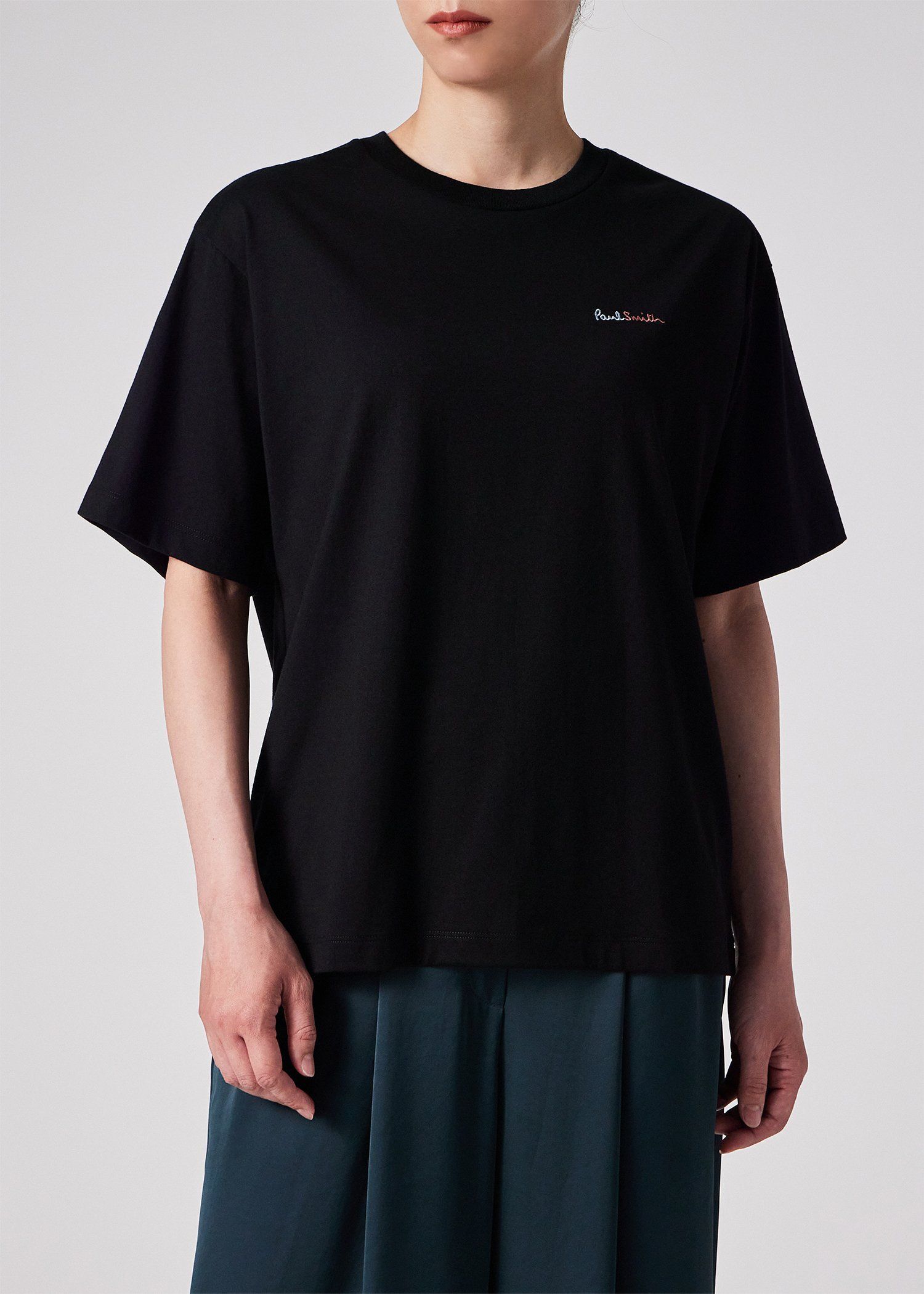 ウィメンズ バイカラーロゴ Tシャツ