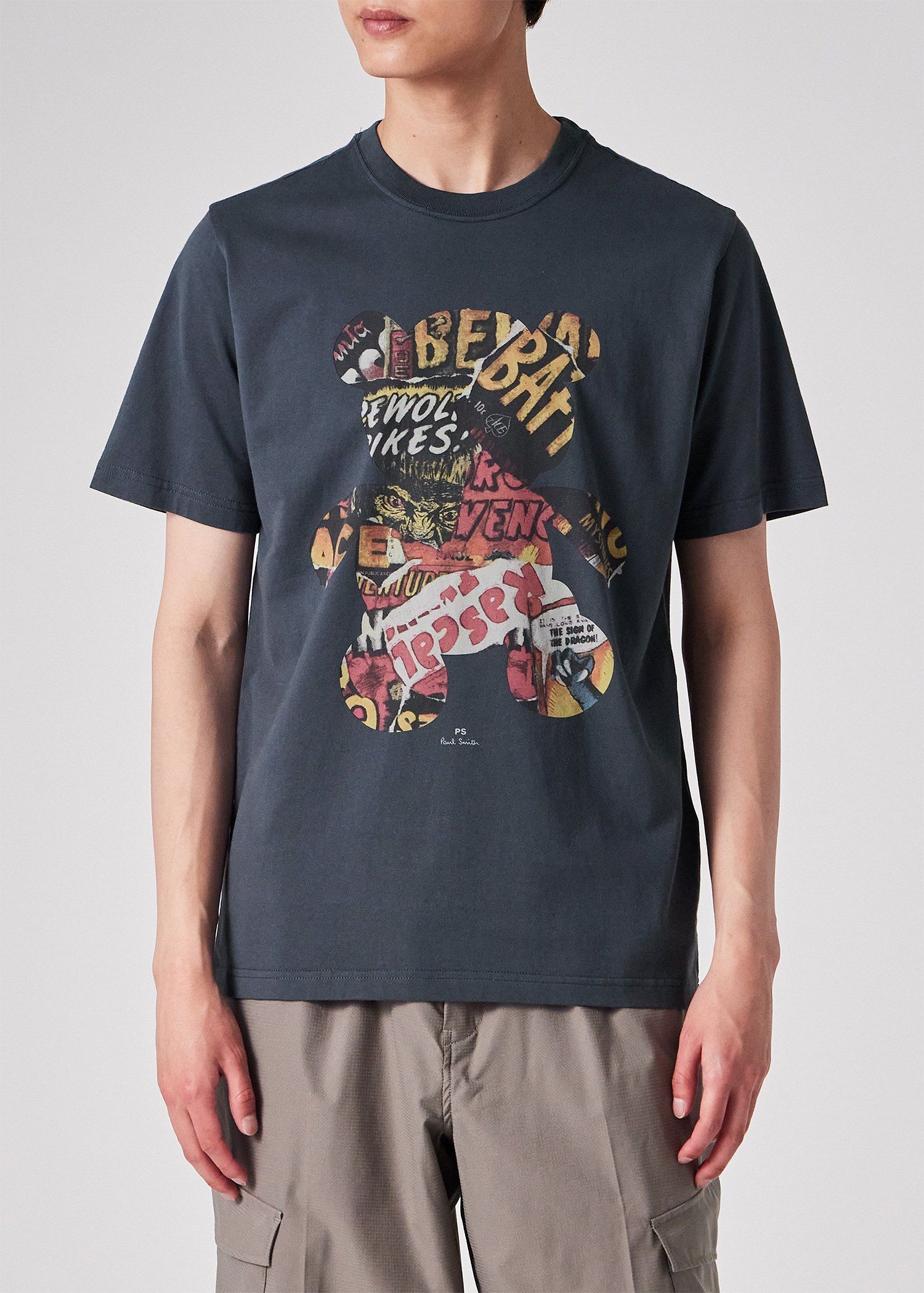 "Collaged Bear" Tシャツ