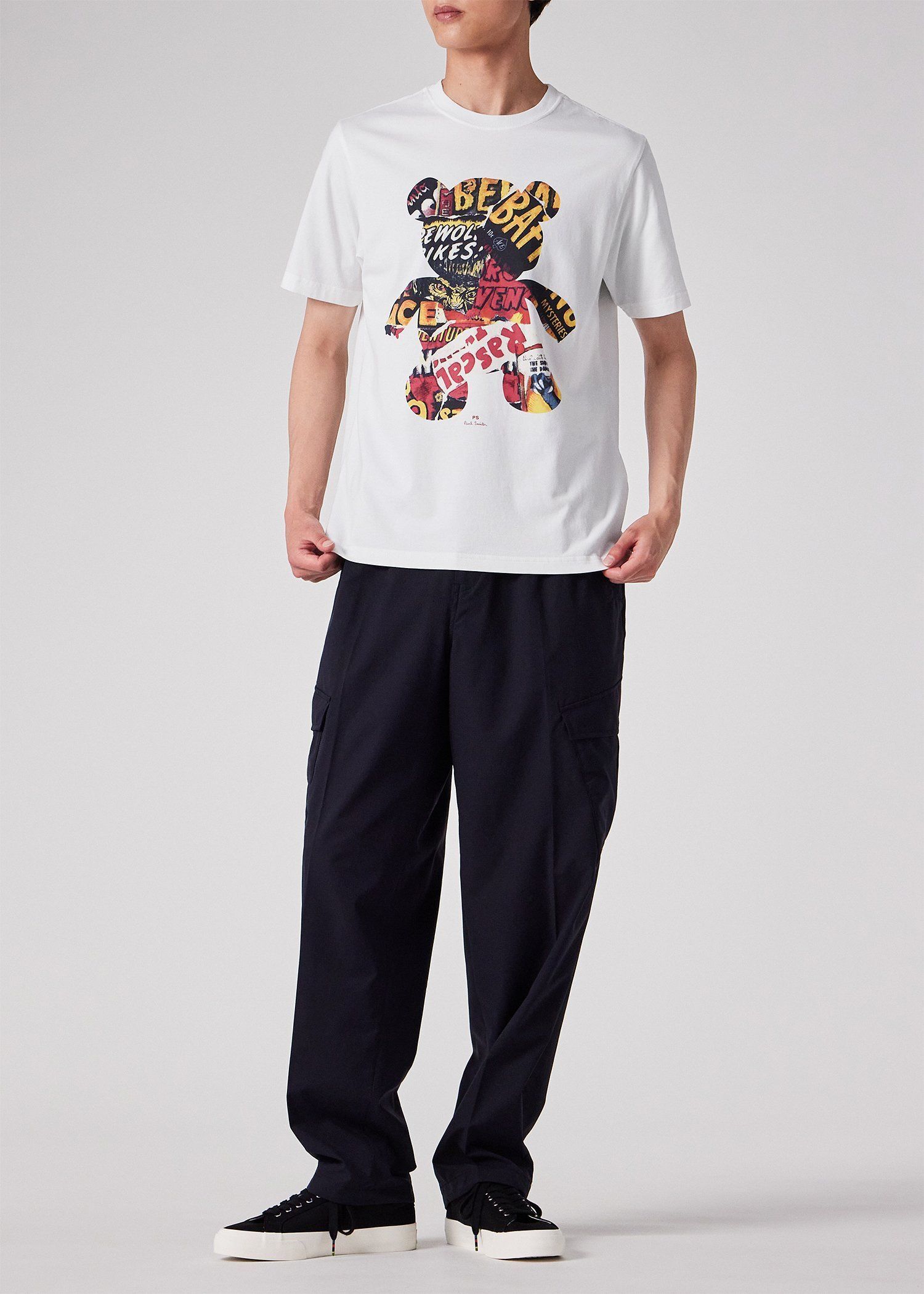 "Collaged Bear" Tシャツ