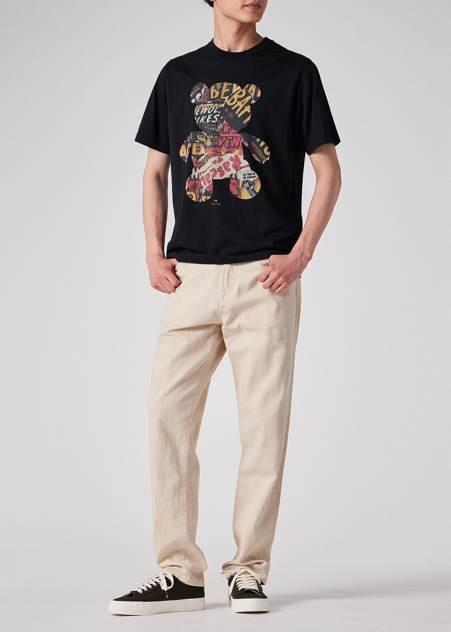 "Collaged Bear" Tシャツ