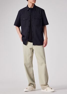 エアロテック ウォッシャブル シャツブルゾン（ネイビー） ｜ポール