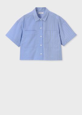 バイカラーストライプシャツ | ファッション通販サイト NUGU