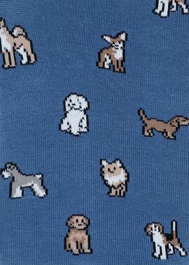 *Paul Smith* \"Kyoto Dogs\" ソックス ウィメンズ ”Kyoto Dogs” ソックス