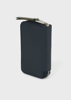 ブライトストライププラー スマートキー&カードケース（ネイビー