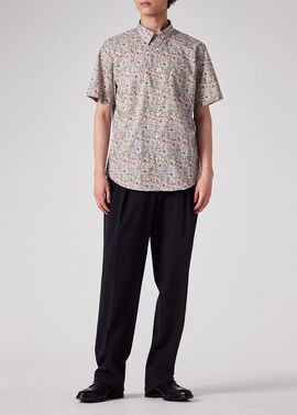 【Paul Smith】半袖シャツ ファゴッティングステッチフルーツ Paul Smith】半袖シャツ ファゴッティングステッチフルーツ