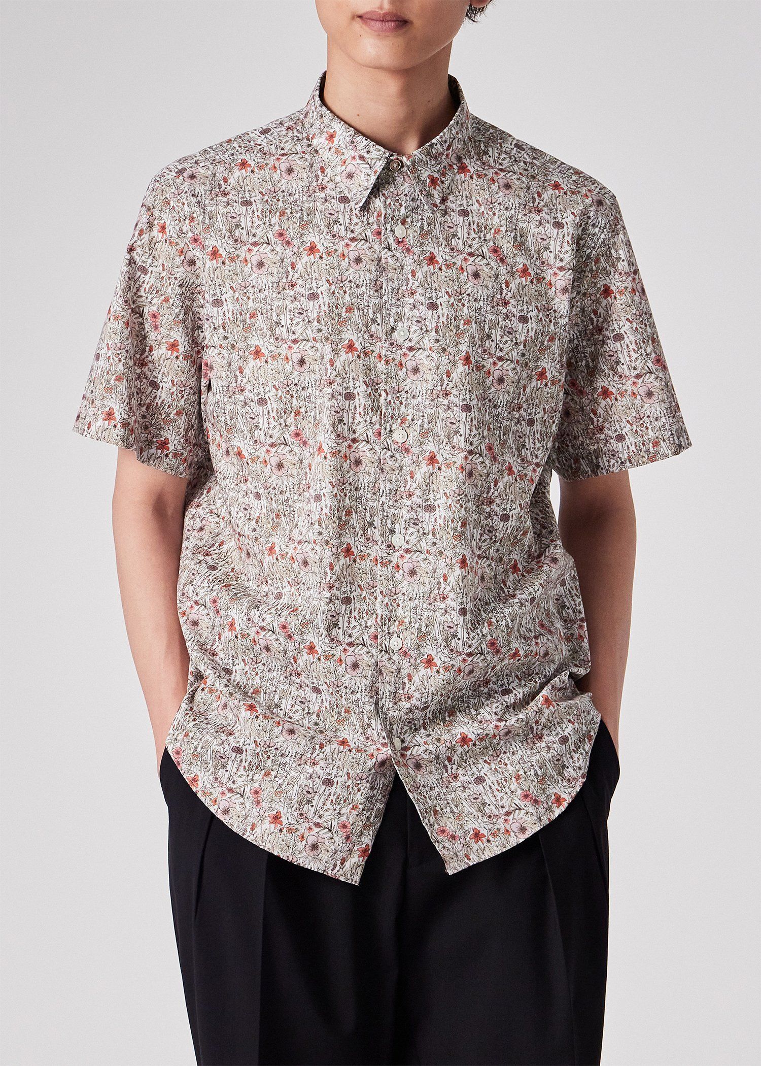 "Garden Floral" 半袖シャツ