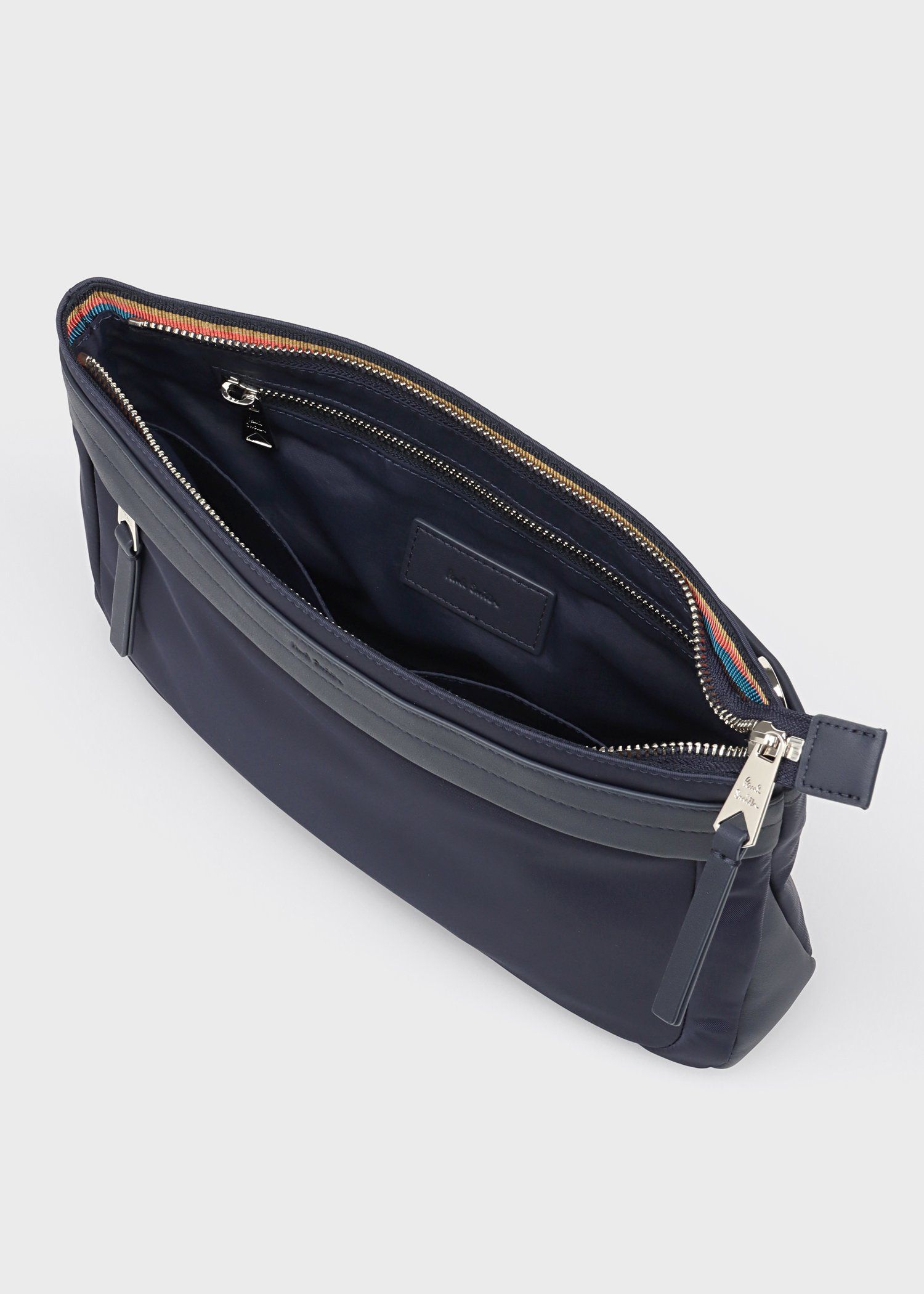 ナイロンブライトストライプトリム SS25 2WAYミニショルダー