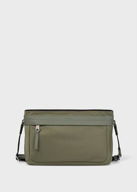 ナイロンブライトストライプトリム SS25 2WAYミニショルダーバッグ