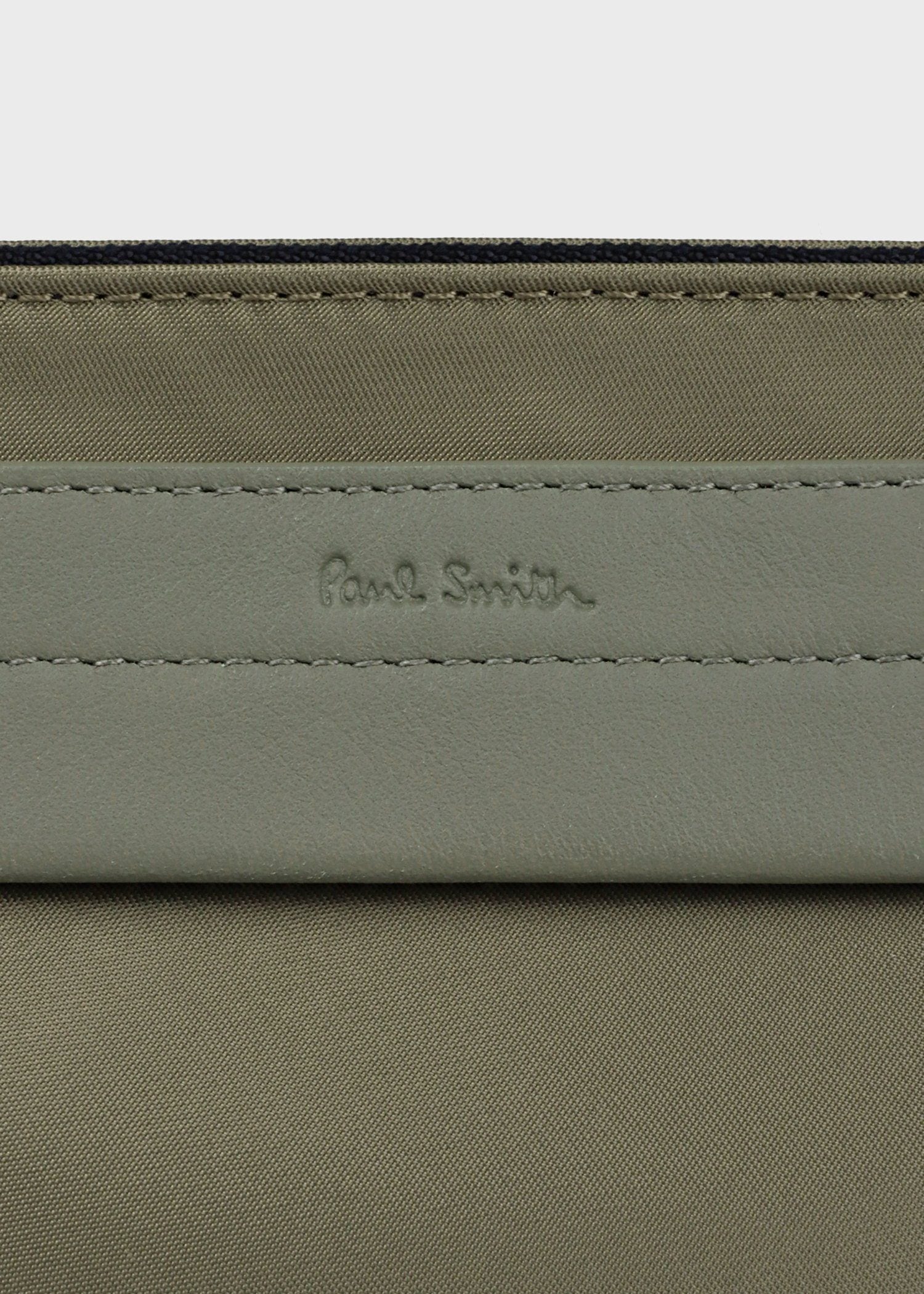 ナイロンブライトストライプトリム 2WAYミニショルダーバッグ