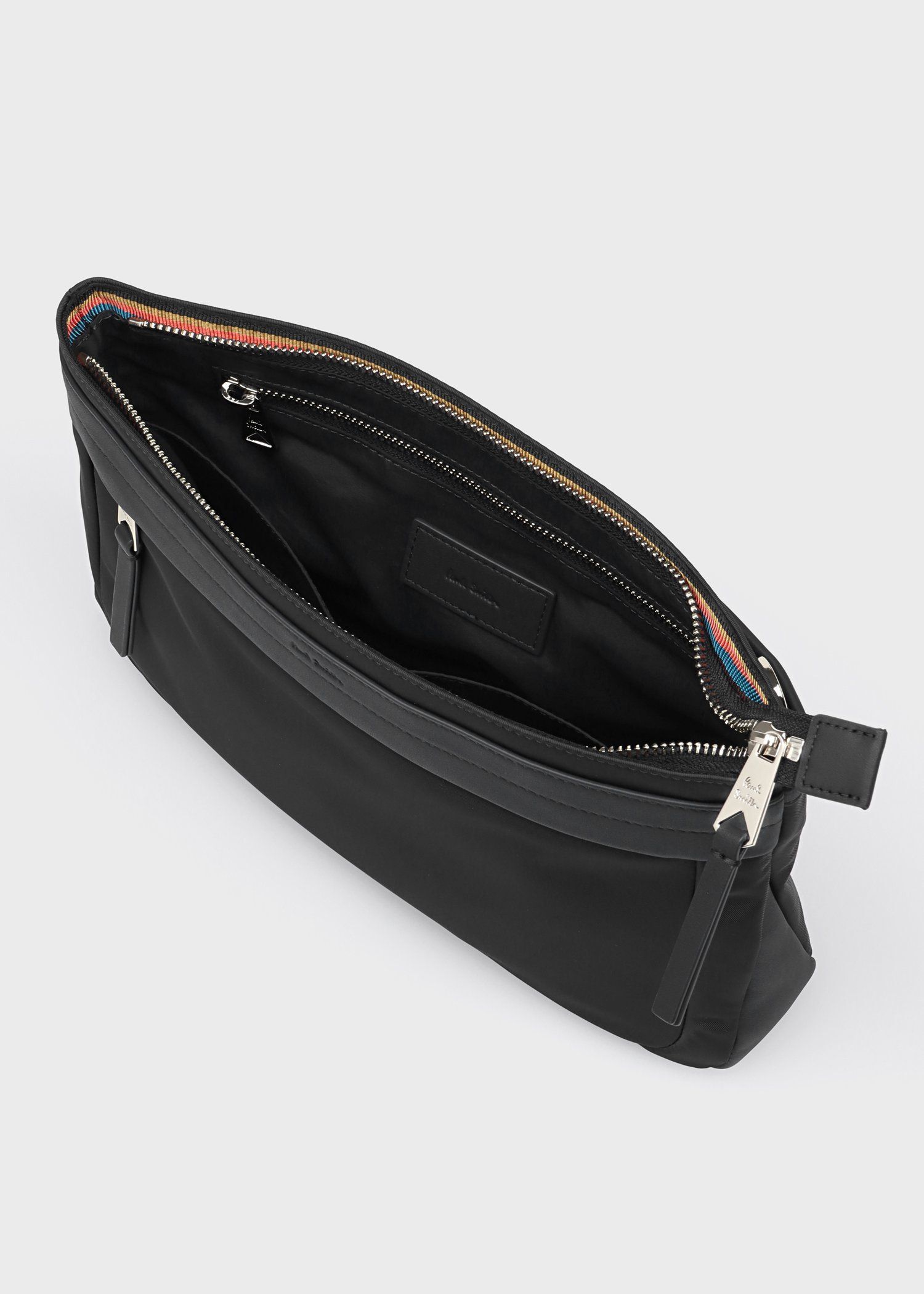 ナイロンブライトストライプトリム SS25 2WAYミニショルダーバッグ