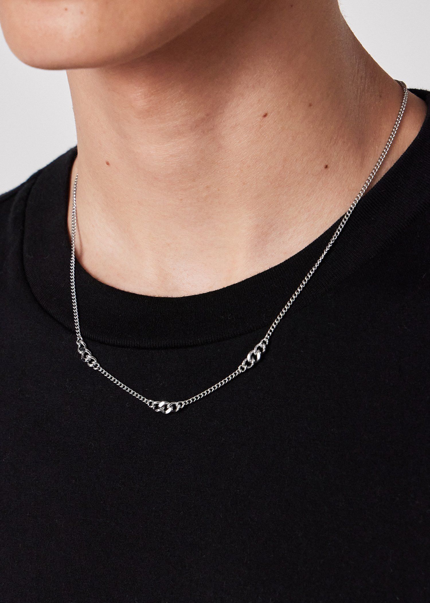 "Flat Link" ネックレス
