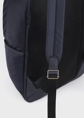ナイロンブライトストライプトリム SS25 リュック（ネイビー