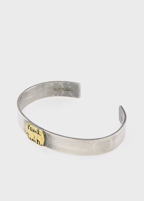 PaulSmith バングル Raw Silver Contrast
