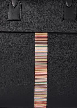 シグネチャーストライプ ブリーフケース ｜ポール・スミス