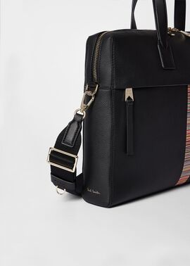 ■PaulSmith■シグネチャーストライププラー ブリーフケース シグネチャーストライプ ブリーフケース ｜ポール・スミス