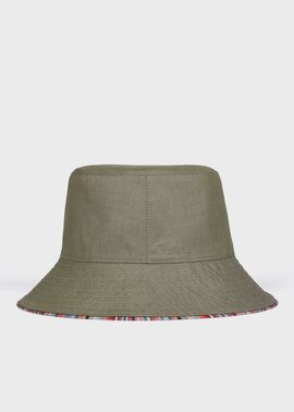 Paul Smith ポールスミス ハット ベージュ - 0384725J0091 ウィメンズ スワールパイピング バケットハット（ベージュ