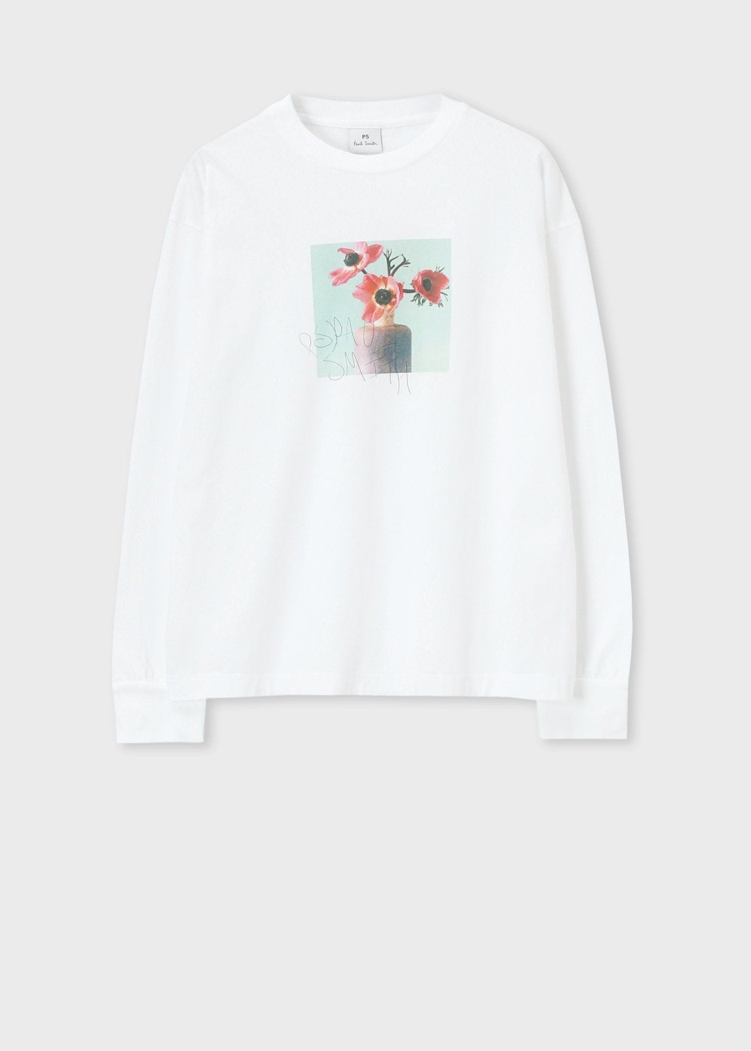 ウィメンズ アート フラワー 長袖Tシャツ