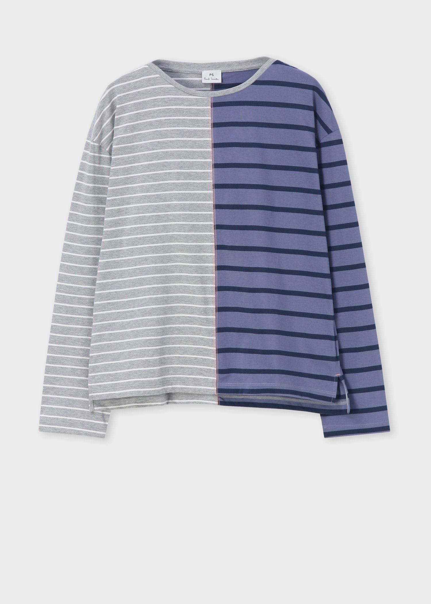 ウィメンズ リラックス ボーダー 長袖Tシャツ