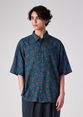 ポールスミス 半袖ポロシャツ Ｍ アーティストストライプ メッシュ サックス ポールスミス 半袖ポロシャツ M アーティストストライプ