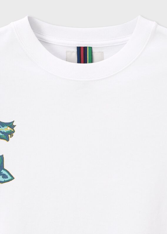 【Paul Smith】Tシャツ ポケット バック ダブルネームロゴ Drawing Floral