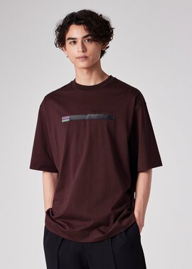 "Sports Stripe Bar" Tシャツ