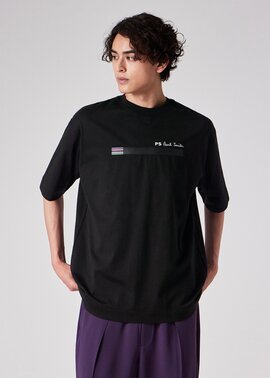 Paul Smith ポールスミス Tシャツ ブラック イチゴ柄Ω
