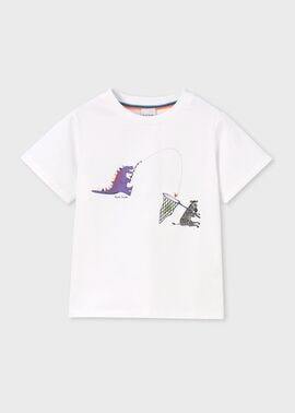 ボーイズ フィッシングダイナソー Tシャツ