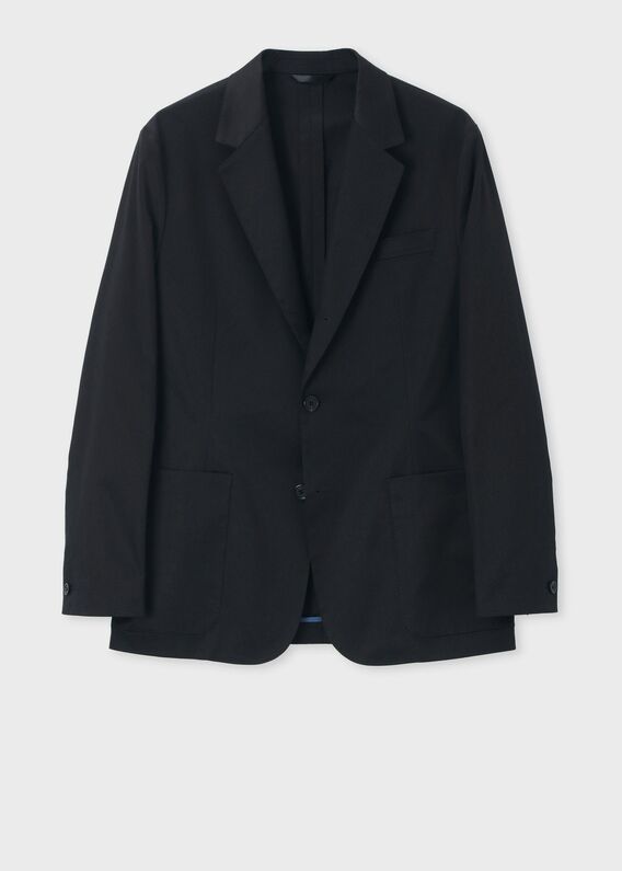ポールスミス XL ラムレザー ダブルテーラードジャケット ブラック Paul Smith COLLECTION ポールスミス テーラードジャケット 4釦