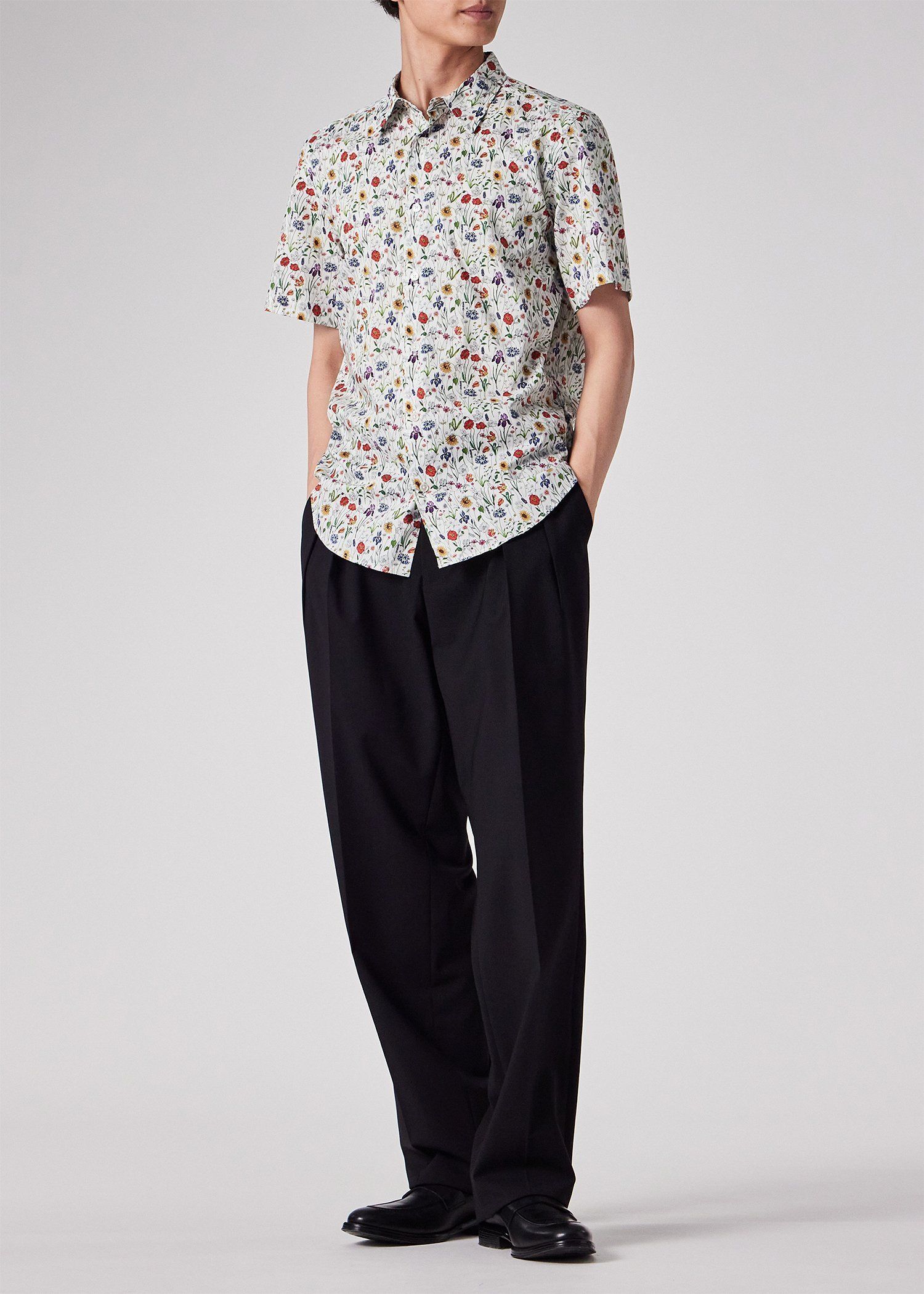 "Liberty Floral" 半袖シャツ