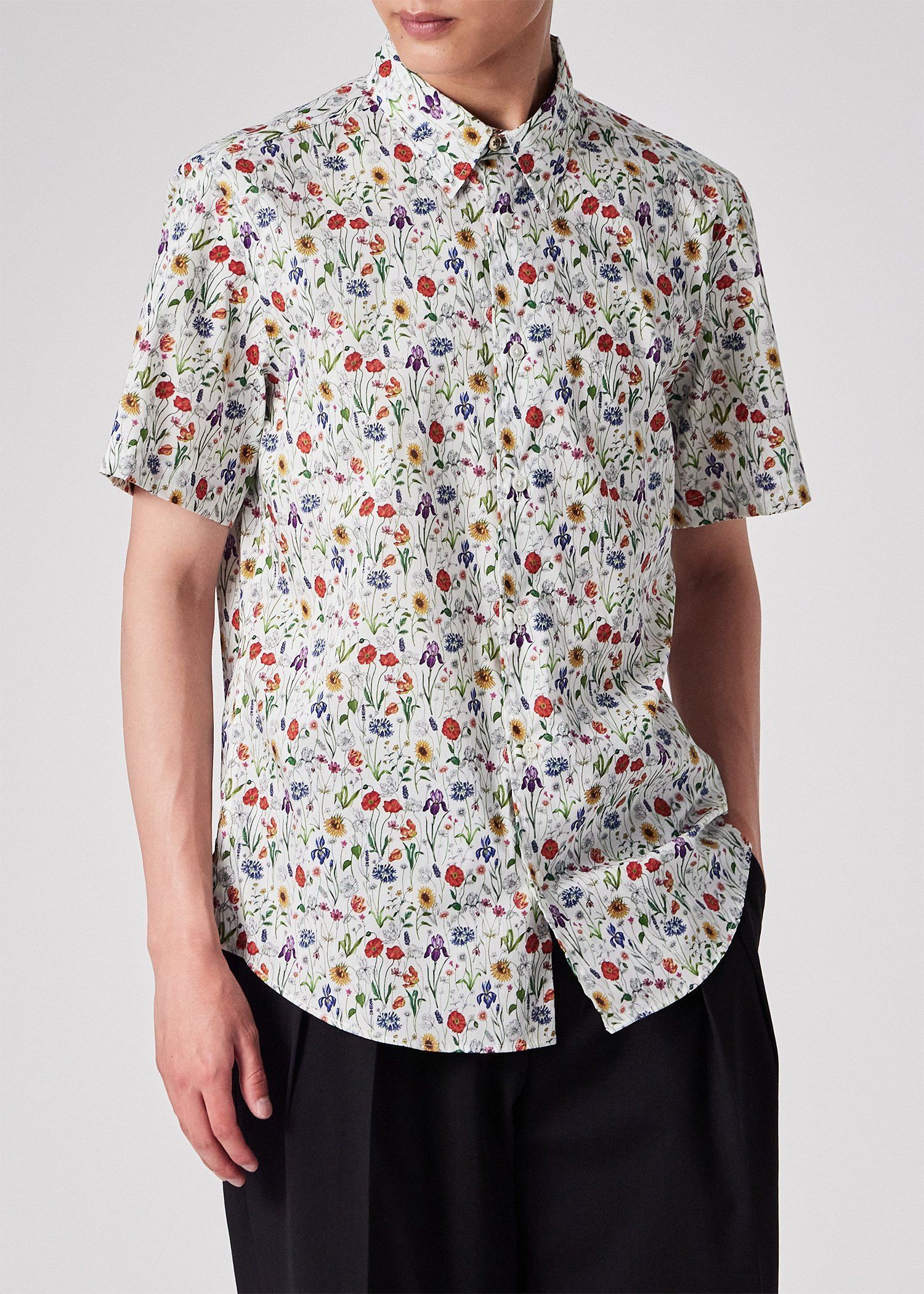 "Liberty Floral" 半袖シャツ