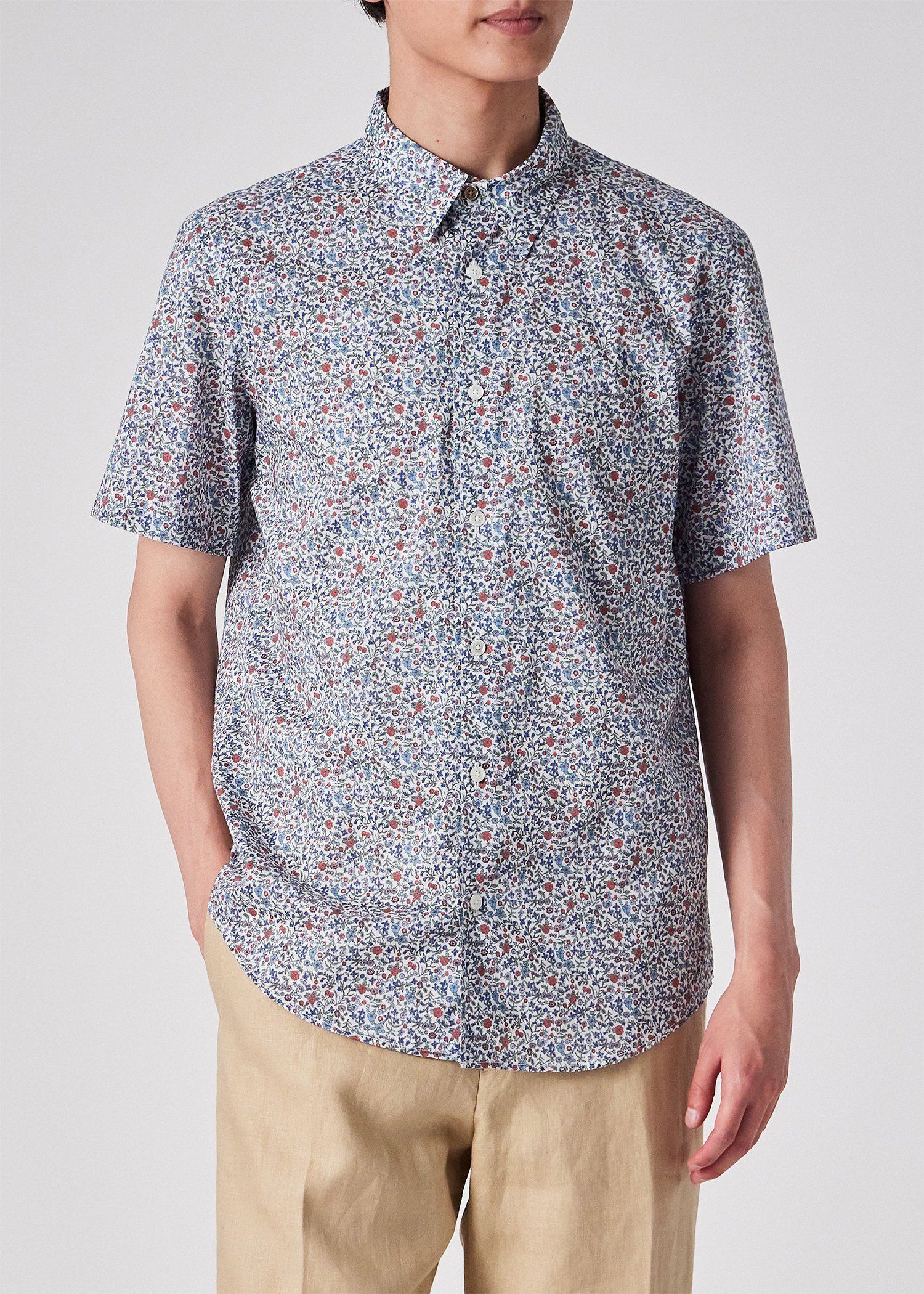 "Liberty Floral" 半袖シャツ