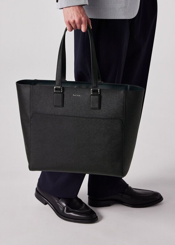 ポールスミストートバッグ Paul Smith(ポールスミス) / トートバッグ/レザー/BLK/カラード