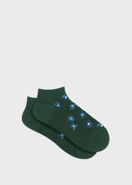 "Luminescent Floral" ショートソックス