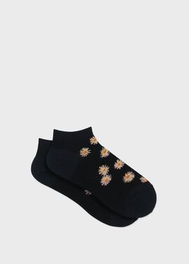 "Luminescent Floral" ショートソックス
