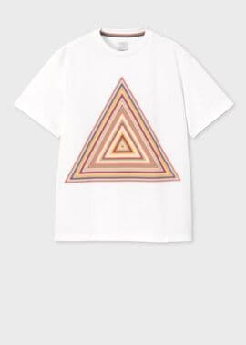 "Signature Stripe Triangle" Tシャツ