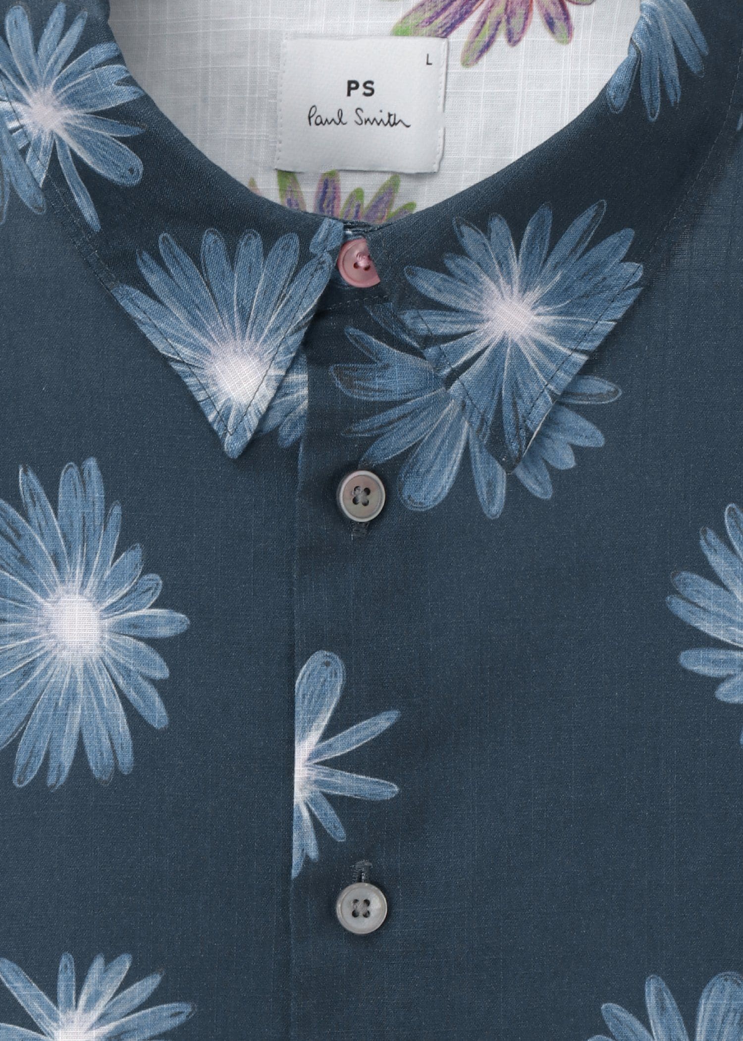 "Luminescent Floral" 半袖シャツ
