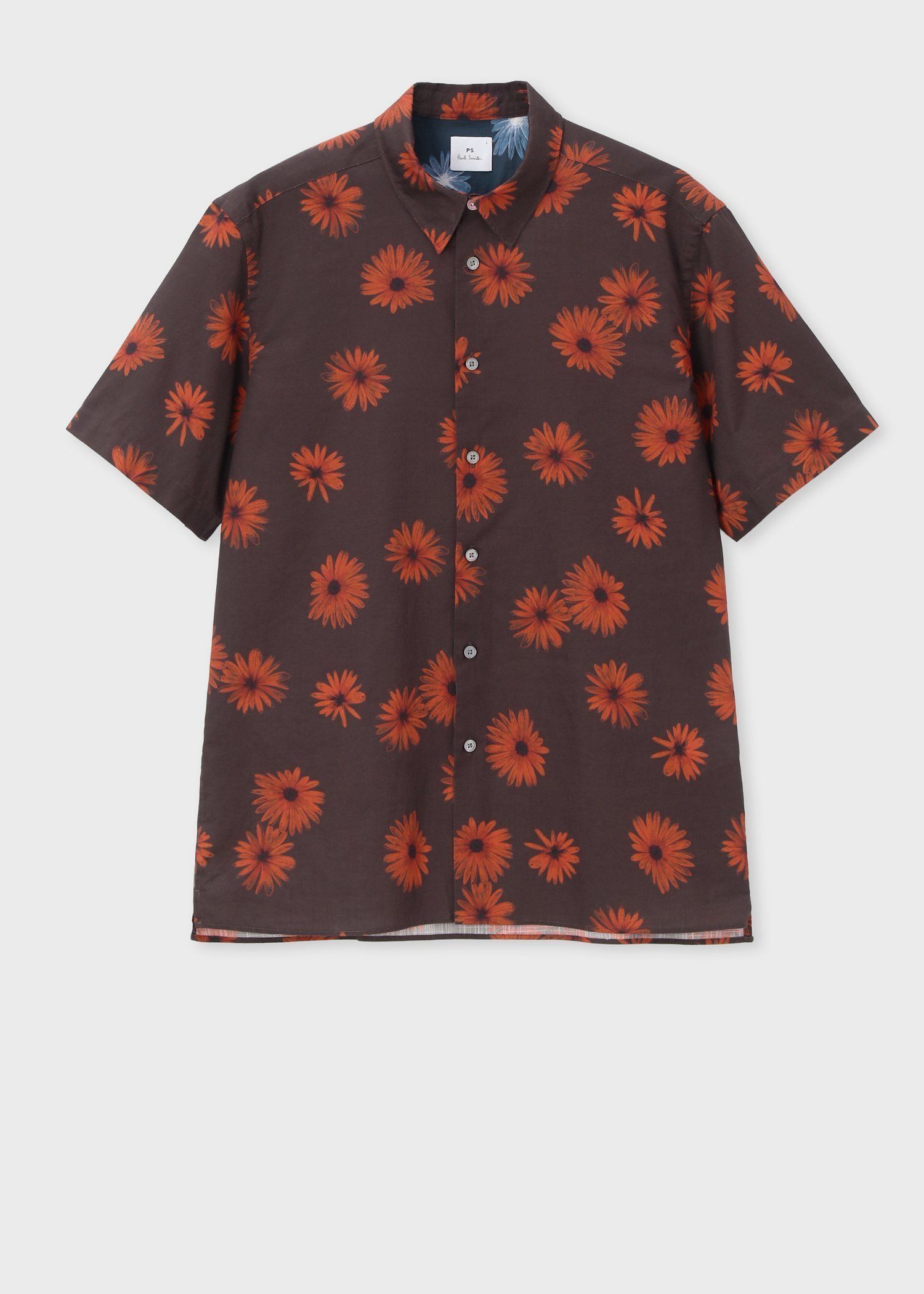 "Luminescent Floral" 半袖シャツ