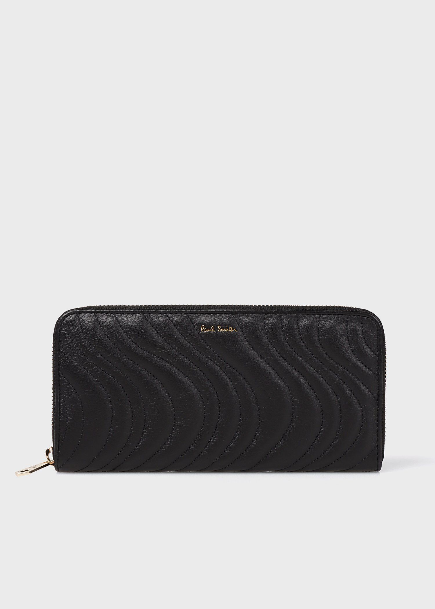 【Paul Smith】スワールプラー 長財布 キルティングスワール 長財布（ブラック） ｜ポール・スミス