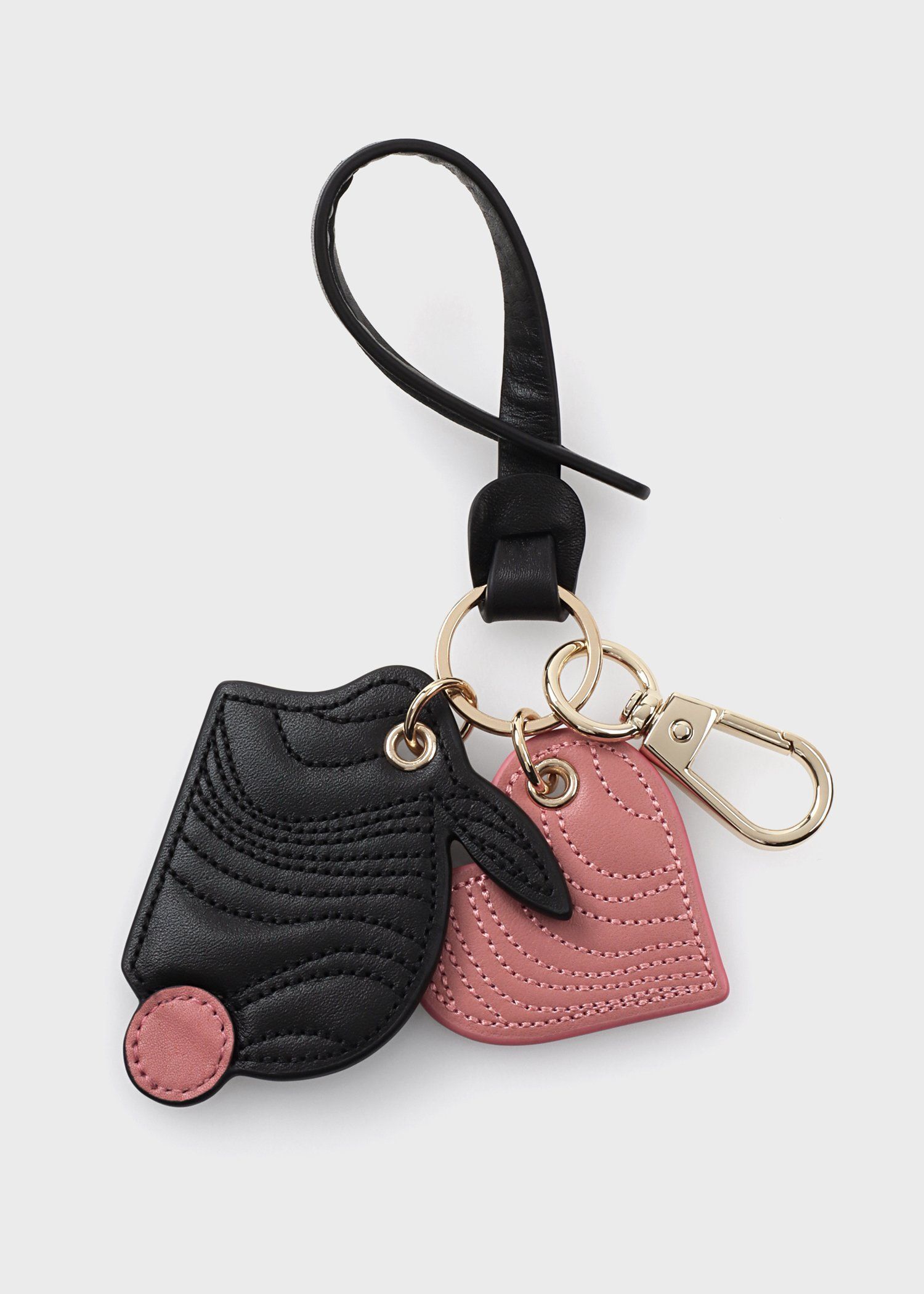 【Paul Smith】キルティングスワール キーリング キルティングスワール キーリング(ブラック) |ポール・スミス