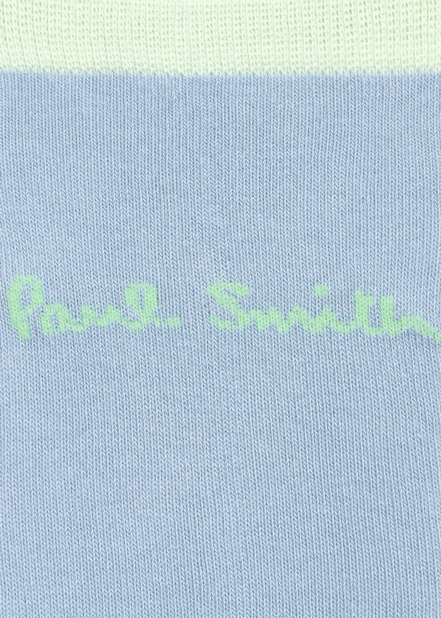 *Paul Smith* アンクルロゴ ショートソックス アンクルロゴ ショートソックス（ライトブルー） ｜ポール・スミス