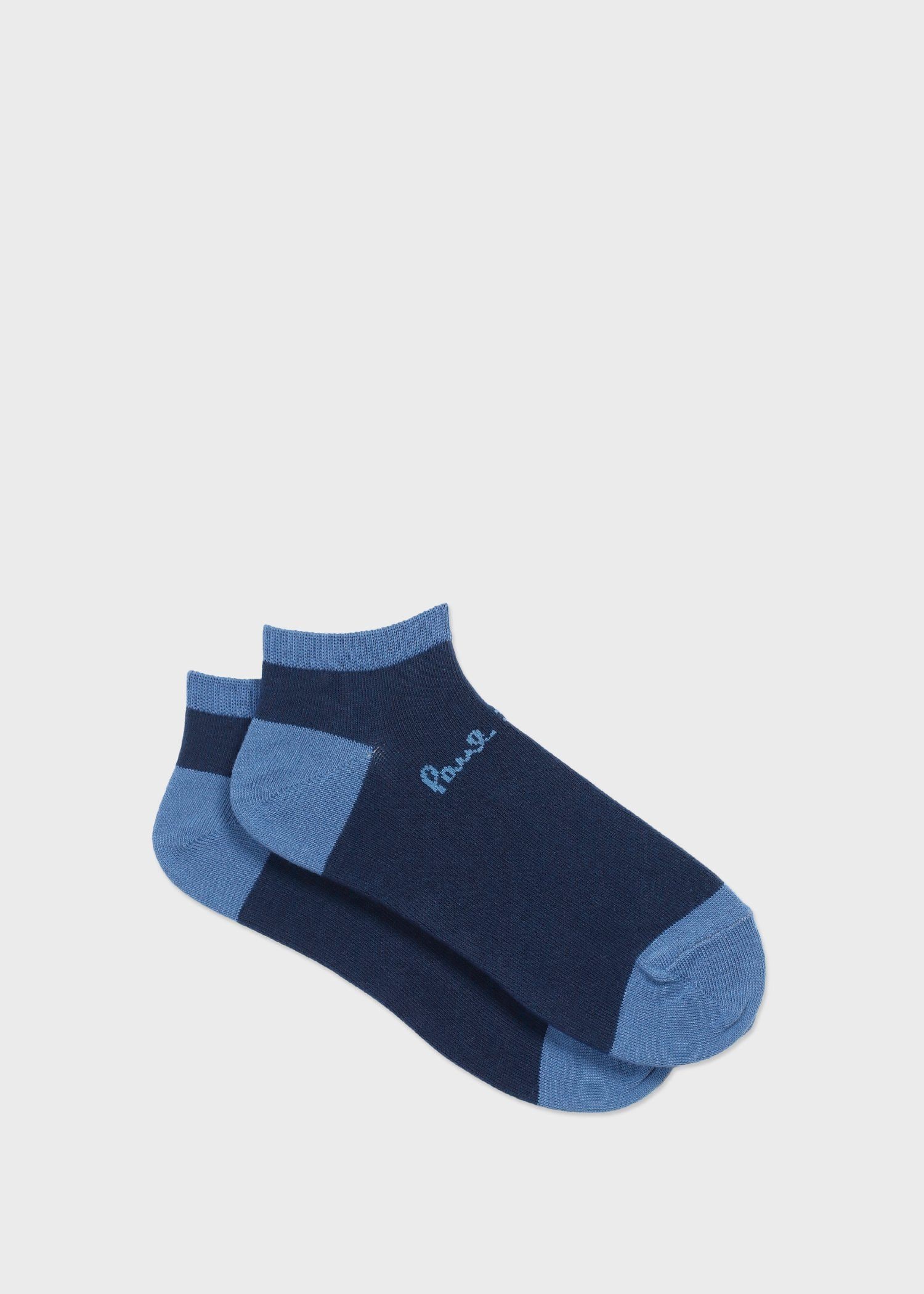 *Paul Smith* アンクルロゴ ショートソックス アンクルロゴ ショートソックス（ダークレッド） ｜ポール・スミス