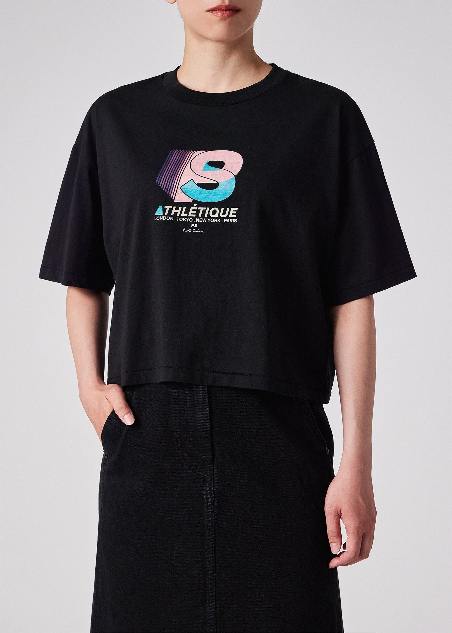 ウィメンズ アスレチック クロップド 半袖Tシャツ
