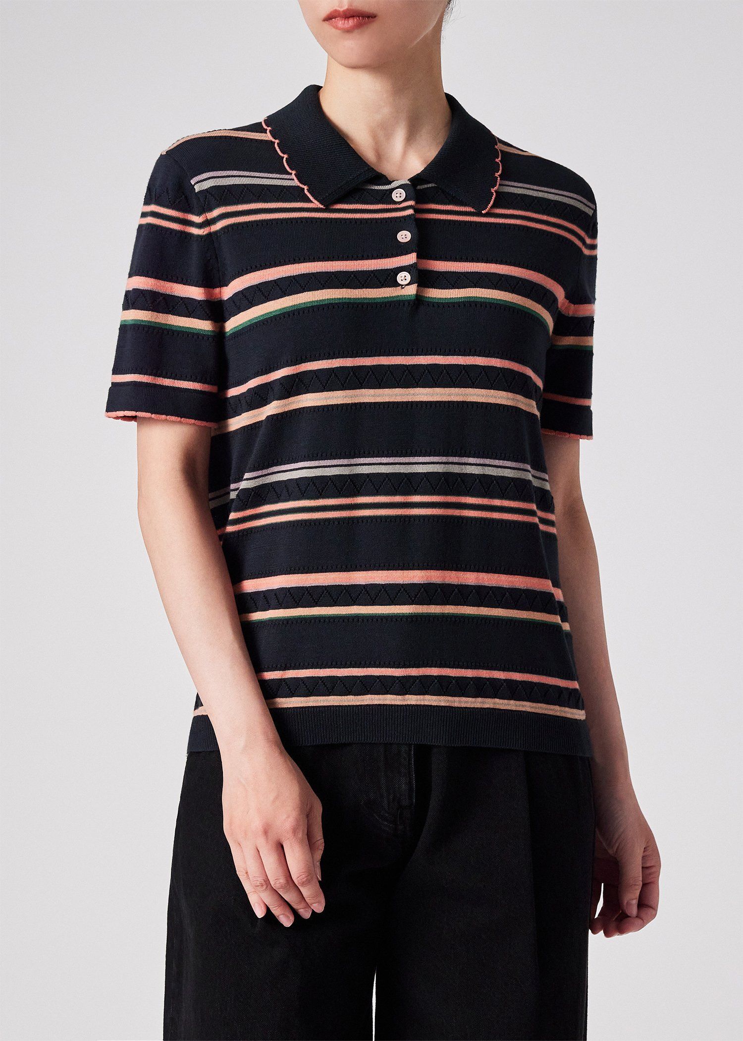 P*.様 Paul Smith マルチストライプ柄ニット XL Paul Smith マルチストライプ柄ニット XL - メルカリ
