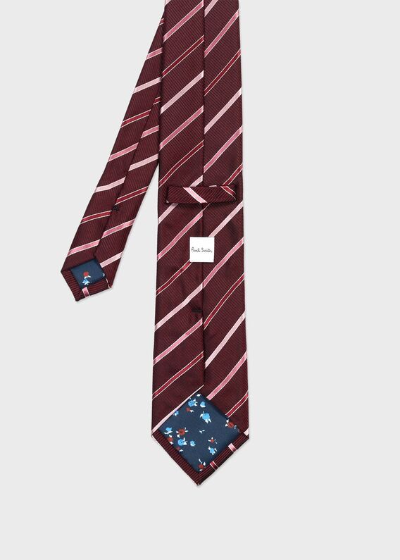 PaulSmith ポールスミス　ネクタイ　ペイズリー　ジャガード　植物　花 美品 ポールスミス ネクタイ ハイブランド 花柄 光沢 ジャガード