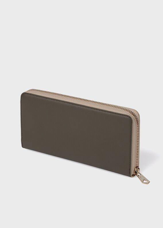 ✨美品✨ポールスミス　長財布　マルチストライプ　ラウンドファスナー　バイカラー