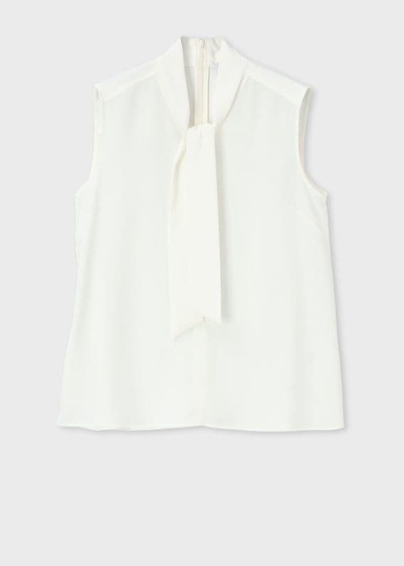 【美品/定価1.8万】ポールスミス Paul Smith *コットンフリルカラーブラウス*46L綿ホワイト白シャツ(25-2406-156)【70G42】 美品/定価1.8万】ポールスミス Paul Smith *コットンフリル