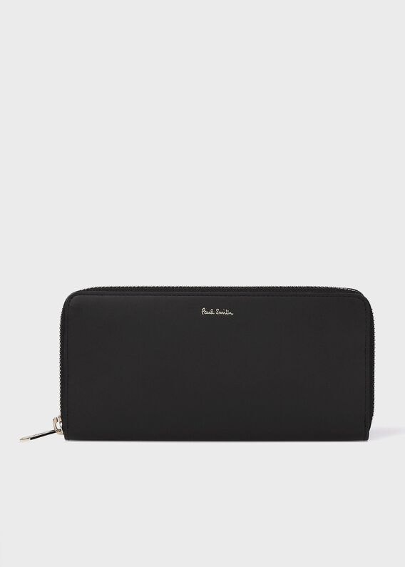Paul Smith 折財布 牛革 フラワー V20710 ブラック 新品 ウィメンズ 財布（革小物）｜ポール・スミス