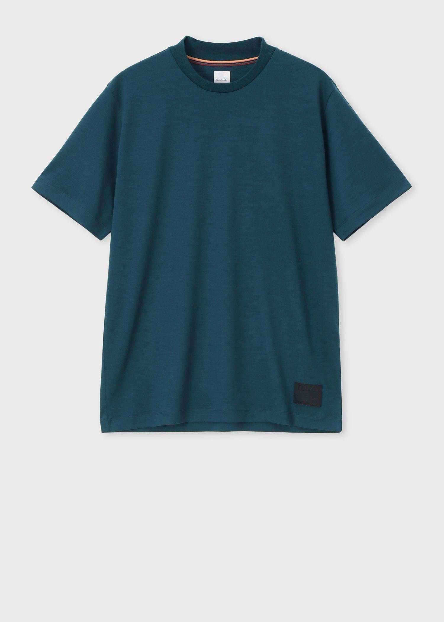 "Cropped Logo" テックウール Tシャツ