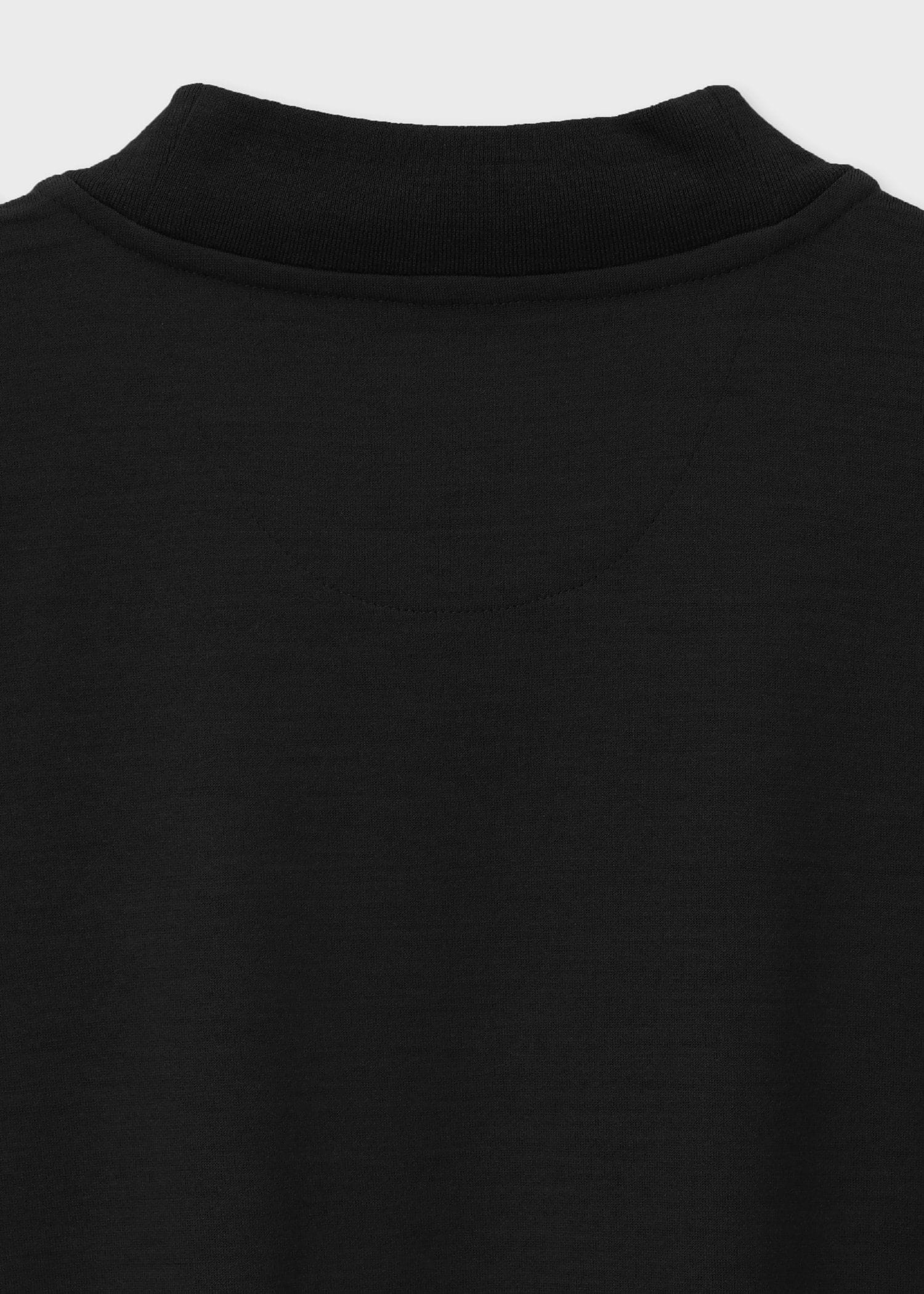 "Cropped Logo" テックウール Tシャツ